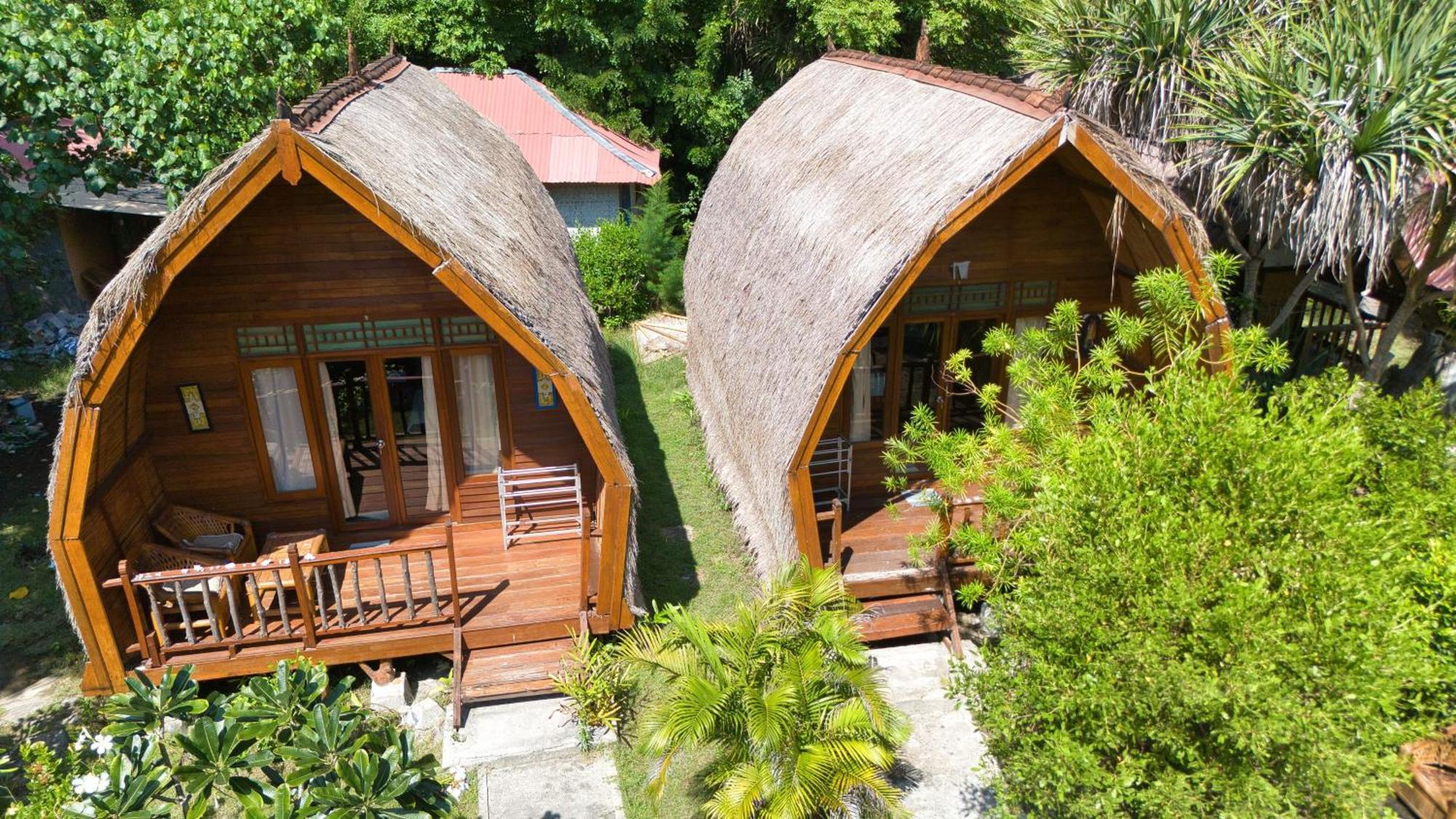 Bunga Bungalows Gili Meno Exteriör bild
