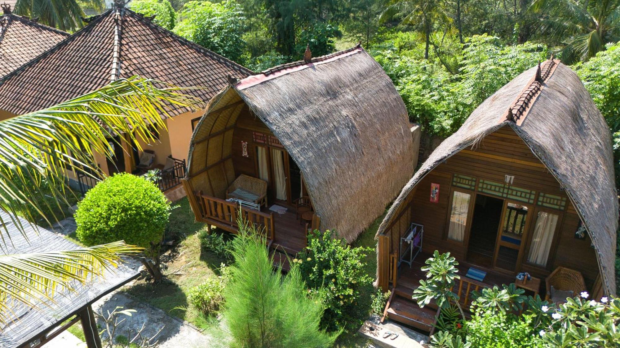 Bunga Bungalows Gili Meno Exteriör bild