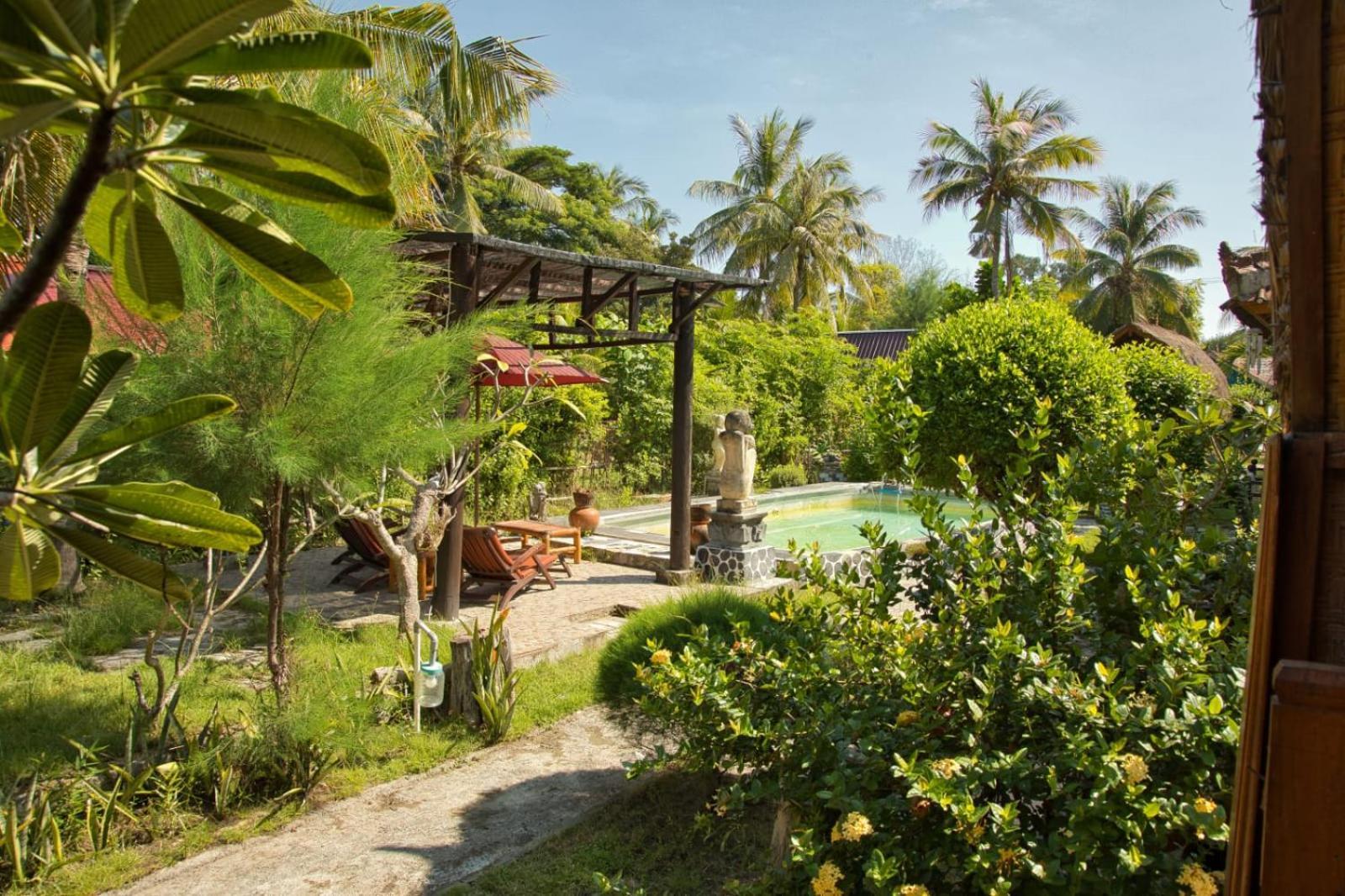 Bunga Bungalows Gili Meno Exteriör bild