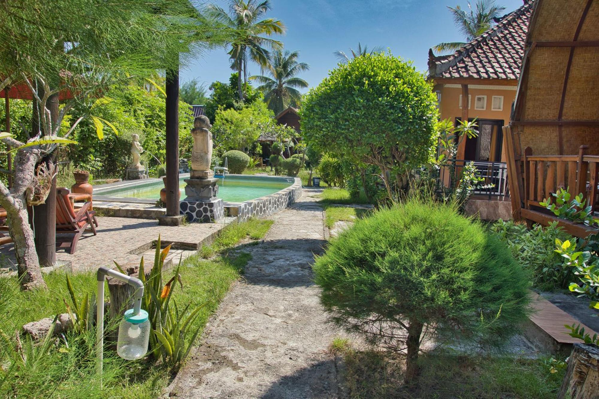Bunga Bungalows Gili Meno Exteriör bild